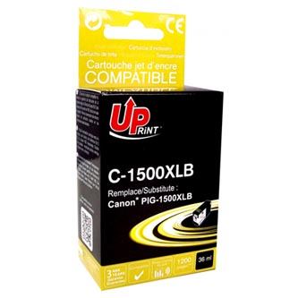 Kompatibilní cartridge Canon PGI-1500XL BK, 9182B001, UPrint, černá, 36 ml