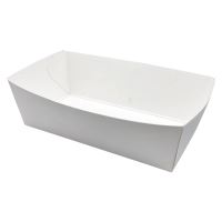 Papírová miska kónická bílá 300 ml, 13,5 x 7 x 4,5 cm (250 ks) s tukovou bariérou Papírová miska kónická bílá 300 ml, 13,5 x 7 x 4,5 cm (250 ks) s tukovou bariérou