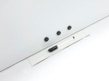 Bílá bezrámová magnetická tabule Qboard 150 x 97 cm (2)