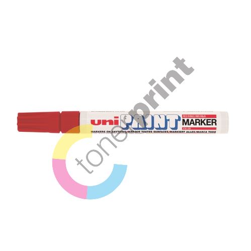 Uni Paint Medium lakový popisovač PX-20, 2,2-2,8 mm, červený 1