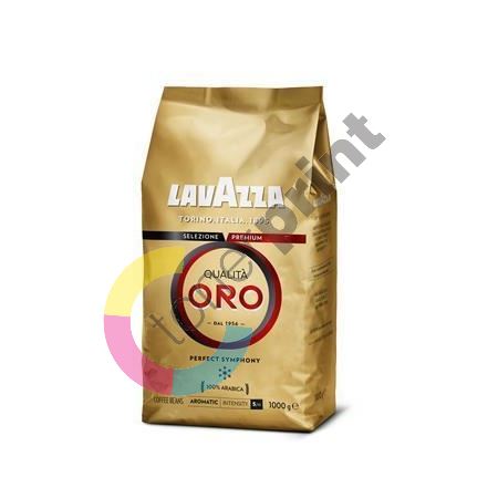 Káva Lavazza Qualita Oro, pražená, zrnková, 1000g 1