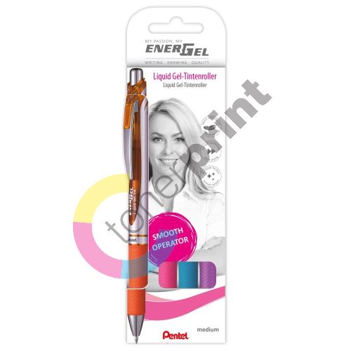 Pentel EnerGel BL77, gelové pero, sada 4 mix barev 1