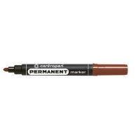 Značkovač Centropen 8566 hnědý, Permanent