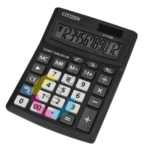 Kalkulačka Citizen CMB1201-BK, černá, stolní, dvanáctimístná 1