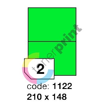 Samolepící etikety Rayfilm Office 210x148 mm 100 archů, matně zelená, R0120.1122A 1
