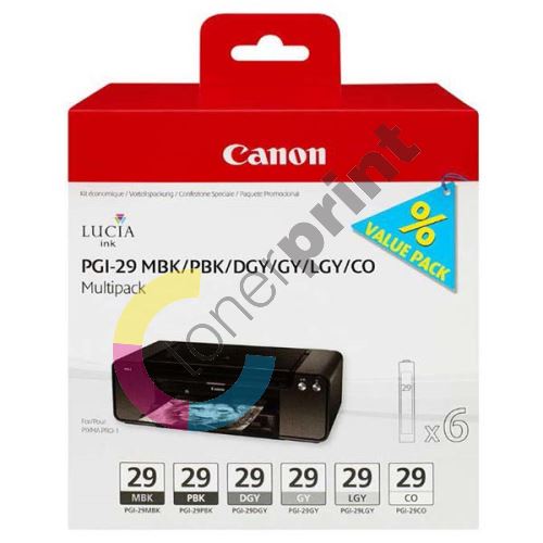Cartridge Canon PGI-29, 4868B018, black, originál 1