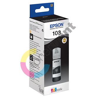 Inkoustová cartridge Epson C13T00S14A, EcoTank L3151, L3150, L3111, black, 103, originál