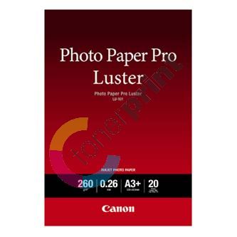 Canon Photo Paper Pro Luster, foto papír, lesklý, bílý, A3+, 13x19", 260 g/m2, 20 ks, 6211