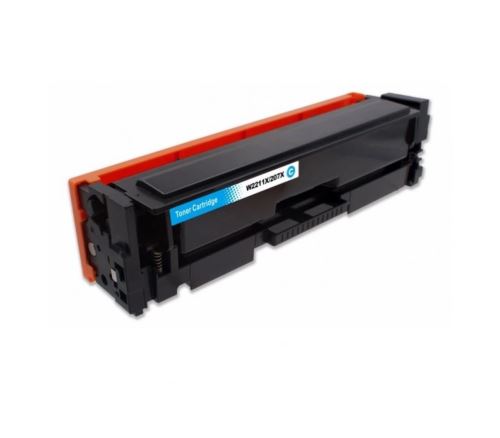 Kompatibilní toner HP W2211X 207X Cyan s čipem pro HP Color LaserJet Pro M282 M283 2450s