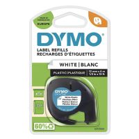 Páska Dymo LetraTag 12mm x 4m plastová bílá, 59422, S0721560