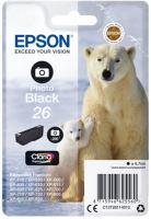 Inkoustová cartridge Epson 26, C13T26114012, Photo Black, 4,7 ml, originál