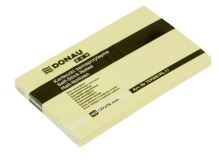 Samolepicí bloček Donau Eco, 127x76 mm, 100 lístků, žlutý