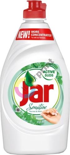 Jar Sensitive Tea Tree & Mint Prostředek na ruční mytí nádobí 450 ml