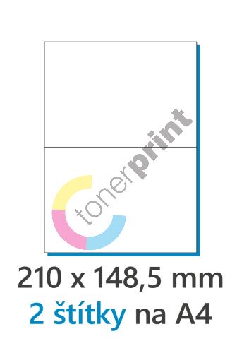 Print etikety Emy 210x148,5 mm, 2ks/arch, 100 archů, samolepící 3