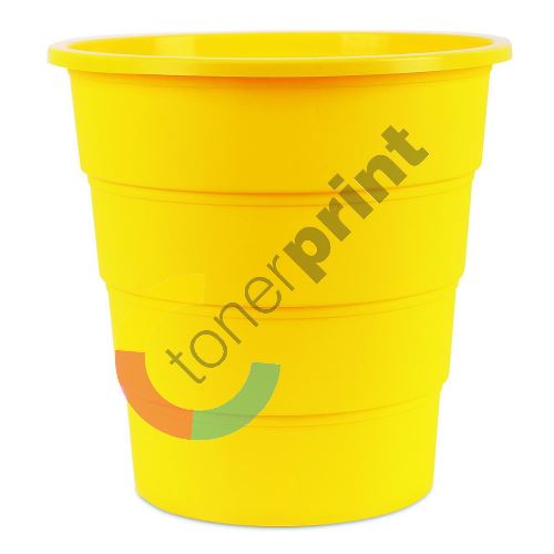 Office Products odpadkový koš, 16 l, PP, žlutý