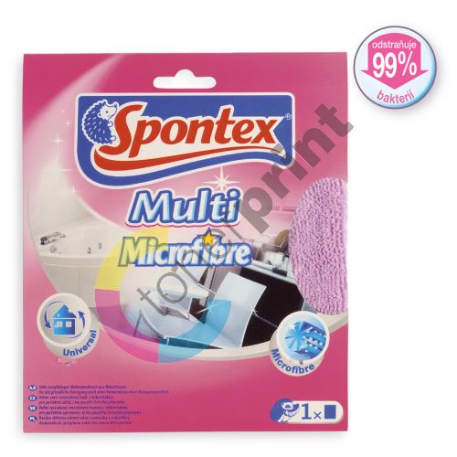 Spontex Multi univerzální utěrka z mikrovlákna 32 x 32 cm