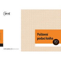 Poštovní podací kniha A4 na šířku – 80 listů (OP1283) (2)