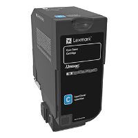Toner Lexmark 74C0S20, CS720de, CS720dte, cyan, originál Toner Lexmark 74C0S20, CS720de, CS720dte, cyan, originál