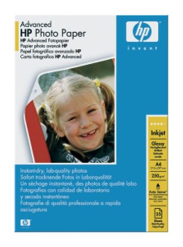 Fotografický papír HP Q5456A A4 Premium Photo Paper, Advanced Glossy 250g 1ks/25ks