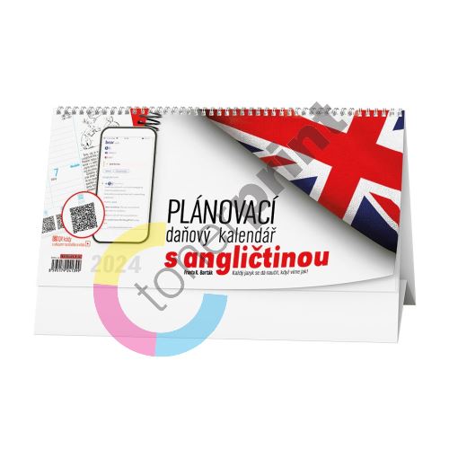 Stolní kalendář - Plánovací daňový kalendář s angličtinou 1