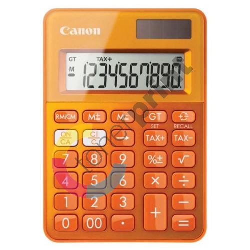 Kalkulačka Canon LS-100K, oranžová, stolní, desetimístná 1