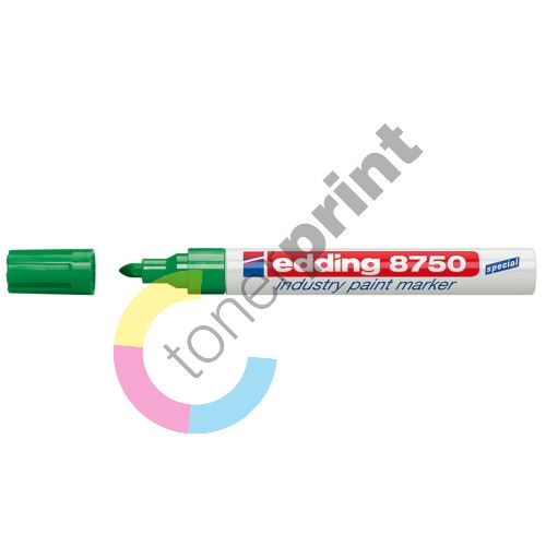 Průmyslový lakový popisovač Edding 8750, zelený 1