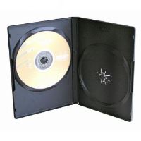 Obal, box na 2 ks DVD, černý, 9mm, 100-pack