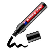 Popisovač Edding 390, černá, 4-12mm, seříznutý hrot