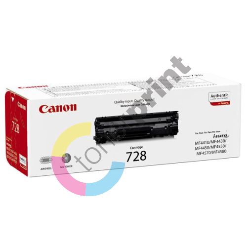 Toner Canon CRG-728, black, 3500B002, originál 1