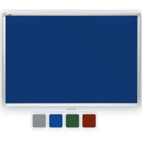 Filcová modrá tabule 120x180 cm, rám ALU, 2x3