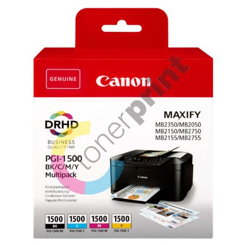 Cartridge Canon PGI-1500, CMYK, 9218B005, originál 1