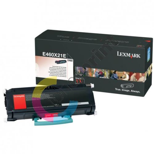Toner Lexmark E460, black, E460X21E, extra high capacity, originál 1