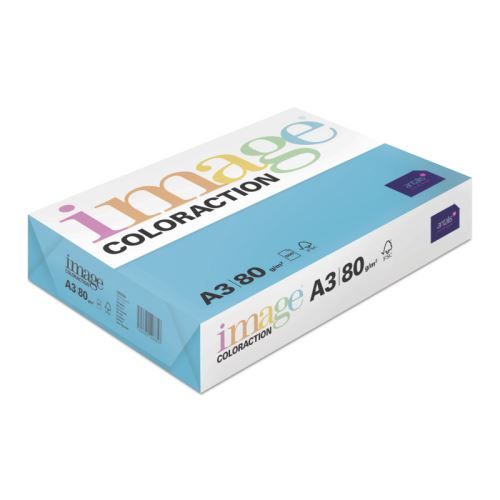 Barevný papír IQ SA 24 A4 80g lososová 1bal/500ks 3