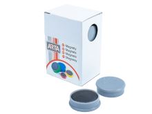 Magnety Arta průměr 25mm, šedé, 10ks