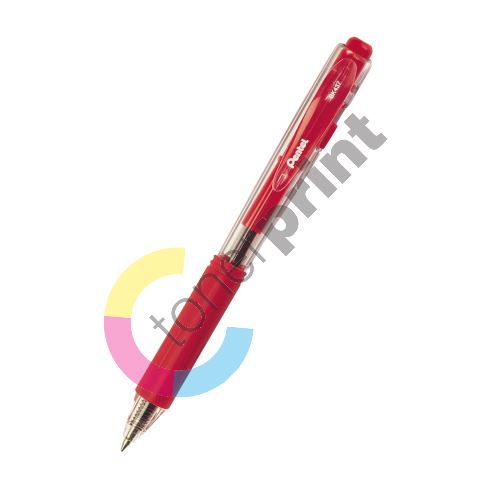 Pentel Jo! BK437, kuličkové pero, červené 1