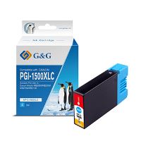 Inkoustová cartridge Canon PGI-1500XL C, cyan, kompatibilní G&amp;G, MAXIFY MB2050, MB2350
