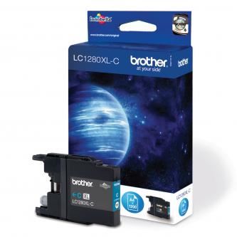Inkoustová cartridge Brother LC-1280XLC, MFC-J6910DW, Cyan, 1200 stran, originál