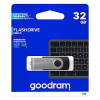 USB flash disk GOODRAM UTS2 32 GB, USB 2.0, 20 MB/s, otočný, černý