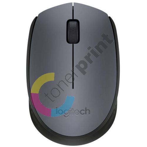 Myš Logitech Wireless Mouse M170, optická, bezdrátová, šedá 1