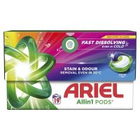 Ariel All-in-1 PODS Color kapsle na barevné prádlo – 19 praní