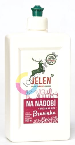 Jelen Brusinka prostředek na mytí nádobí s výtažkem z brusinek 500 ml