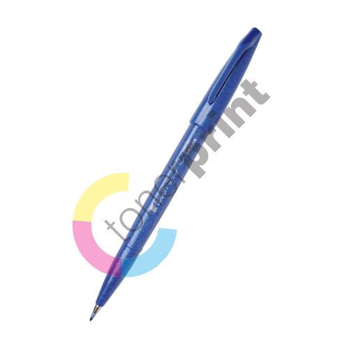 Pentel Brush Sign Pen touch SES15 modrý 3