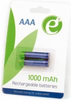 GEMBIRD NiMH nabíjecí baterie AAA / HR03 1000 mAh 1,2 V, 2 ks