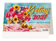 Stolní kalendář 2027 – Květiny týdenní kalendář (3)