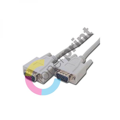 Kabel k monitoru VGA, 15M/15M, 2m, (15 pin), LOGO 1