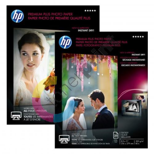 HP Premium Plus Glossy Photo Paper, CR672A, A4, 300 g/m2, 20ks 1