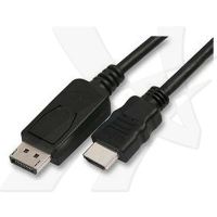 Kabel k TV DisplayPort M/HDMI M, 2 m, digitální připojení plazmových a LCD TV