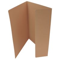 Odkládací mapa s jednou klopou A4 Classic 251 (100 ks) - hnědá