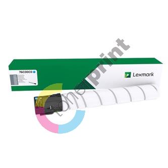 Toner Lexmark 76C00C0, CS923de, CX921de, CS922de, cyan, originál