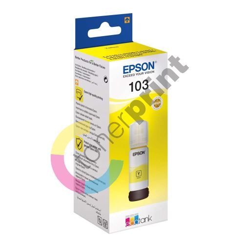 Cartridge Epson C13T00S44A, yellow, 103, originál 1
